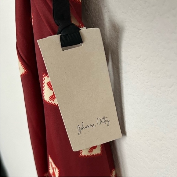 Johanna Ortiz Quechua Cut Out Halter Midi Dress NWT - Picture 6 of 9